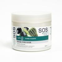 ECOandVIT/ Маска для волос Увлажняющая, серии SOS, " Олива и кактус " 380 мл.