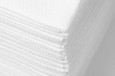 Полотенце большое White line 45*90 пачка белая вафельный (№50)