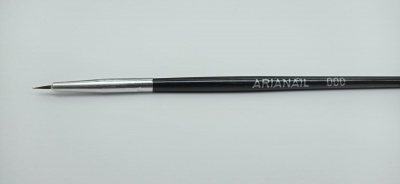 Кисть ARIANA cosmetics для дизайна  №000 (чёрная)
