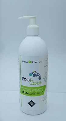 Антибактериальный крем для ног ARIANA cosmetics +защита от грибка