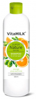 VITAMILK  Шампунь для волос Апельсин, олива и молоко серии Super nature 500 мл