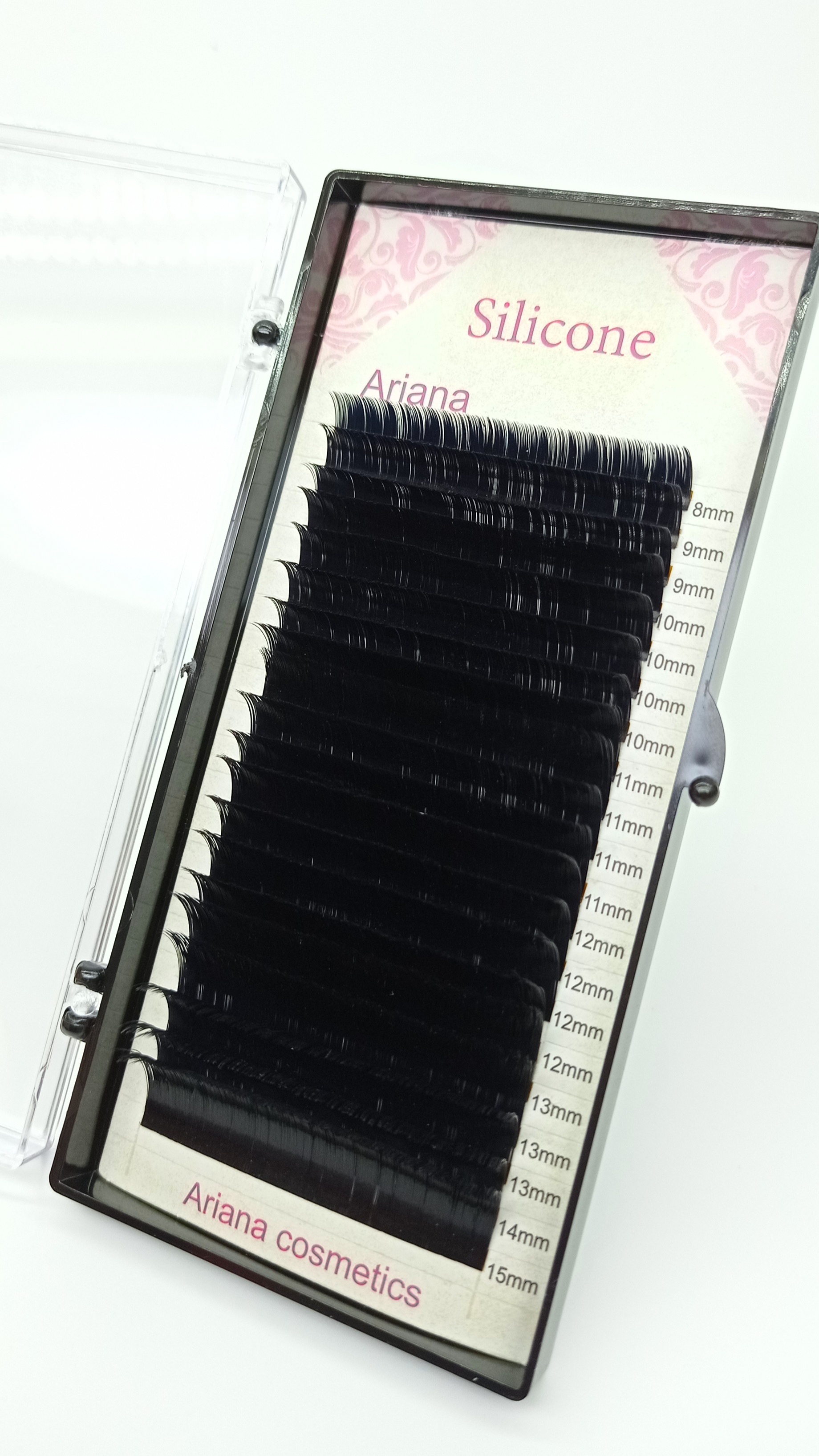 Ресницы ARIANA cosmetics Silicone С -0,10mm